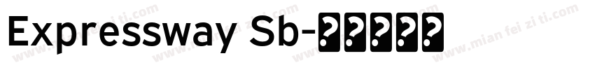 Expressway Sb字体转换
